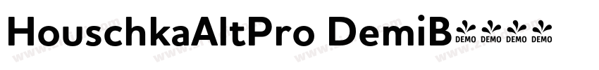HouschkaAltPro DemiB字体转换